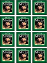 Martin M-170 80/20 Bronze Extra Light Acoustic Strings 12-Pack
