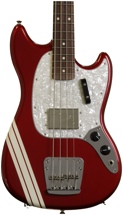 Fender Pawn Shop Mustang Bass Rosewood - Candy Apple Red