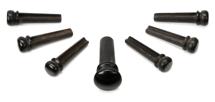 D'Addario Planet Waves Bridge Pin and End Pin Kit - Ebony