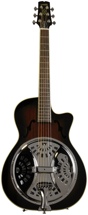 Wechter Guitars Scheerhorn Model Roundneck Resonator - F Hole, Tobacco Sunburst