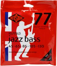 Rotosound RS775LD Jazz 77 Monel Flatwound Long Scale 5-String Bass Strings