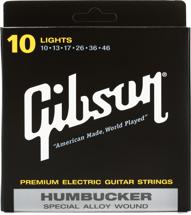 Gibson Accessories SA10 Humbucker Special Electric Strings - .010-.046 - Light