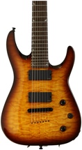 Jackson Soloist Archtop SLATTXMGQ3-7 7-String - Tobacco Burst