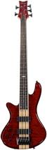 Schecter Stiletto Elite 5 - Lefty See-Thru Cherry