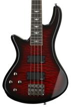 Schecter Stiletto Extreme 4 LH, Left-handed - Black Cherry