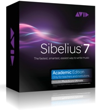 Avid Sibelius 7 plus PhotoScore Ultimate for Educators & Academic Institutions