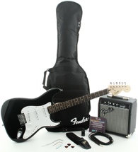 Squier Affinity Strat Pak SSS with Frontman 10G Amp - Black