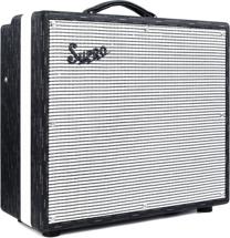Click to learn more about the Supro Tyler Bryant Black Magick Reverb 35-watt 1 x 12-inch Tube Combo Amp
