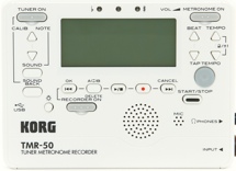 Korg TMR50 Tuner/Metronome/Recorder - Pearl White