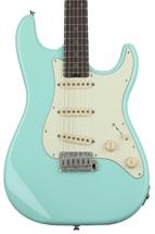 Click to learn more about the Schecter USA Custom Shop Signature Nick Johnston Traditional Electric Guitar - Atomic Green