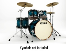 Tama Silverstar Custom 5-Piece Drum Kit - Transparent Blue Burst