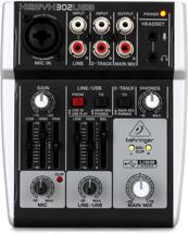 Behringer Xenyx 302USB Mixer and USB Audio Interface