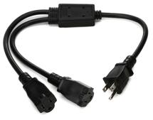 Hosa Power Extension Y Cable - 1.5'