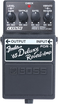 BOSS FDR-1 Fender ’65 Deluxe Reverb Boss FDR-1 Fender '65 Deluxe Reverb Amp Pedal | Sweetwater