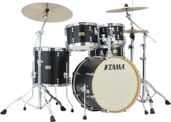 Tama S.L.P. Fat Spruce 5-piece Shell Pack - Satin Charcoal Black