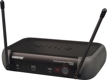 Shure PGX4 Wireless Receiver - H6 Band, 524 - 542 MHz | Sweetwater