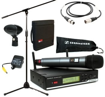 Sennheiser XSW 35 Handheld Wireless Microphone System with Stand