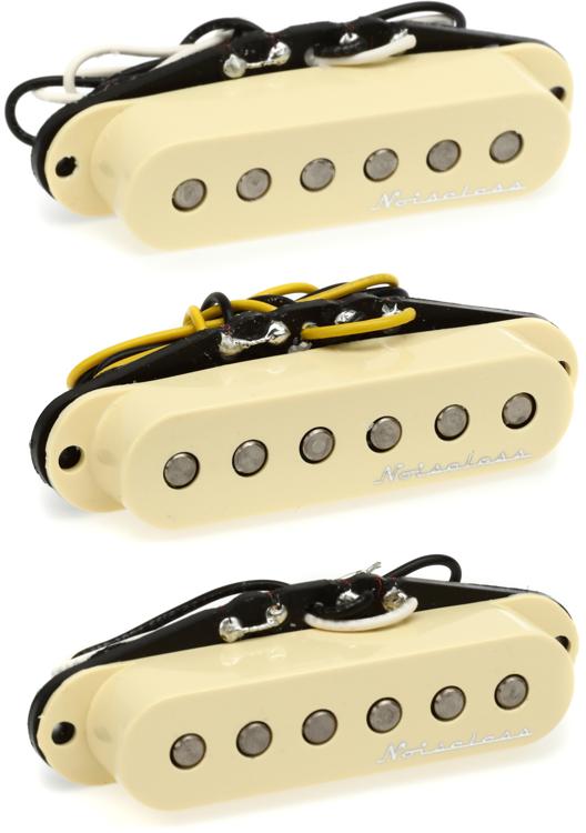 Fender Hot Noiseless Strat Single Coil 3-piece Pickup Set