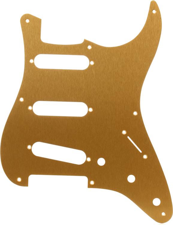 Fender '50s Vintage Style Stratocaster Pickguard 8hole Gold Anodized