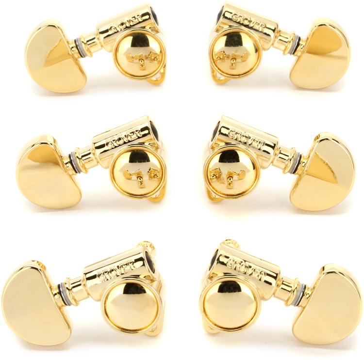 Bundled with Dunlop Pick Pack Grover 102G Rotomatic Tuners Gold 