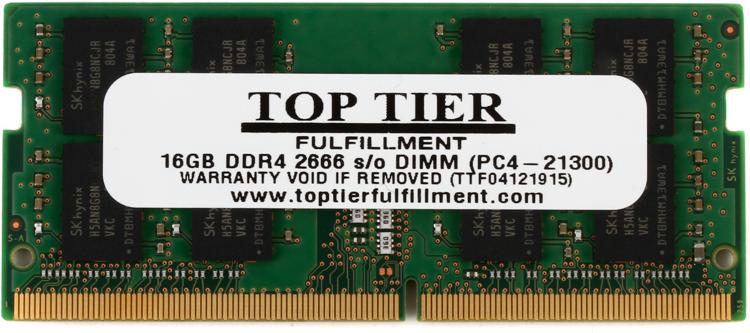 Top Tier Pc4 21300 So Dimm 16gb Ddr4 2666mhz