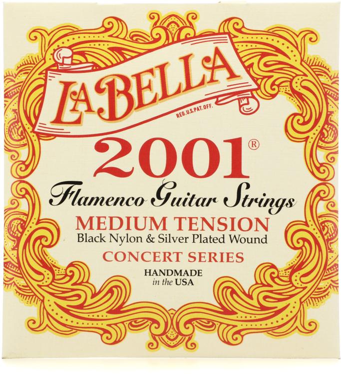 Saiten für Flamencogitarre medium tension La Bella 2001M Flamenco Series