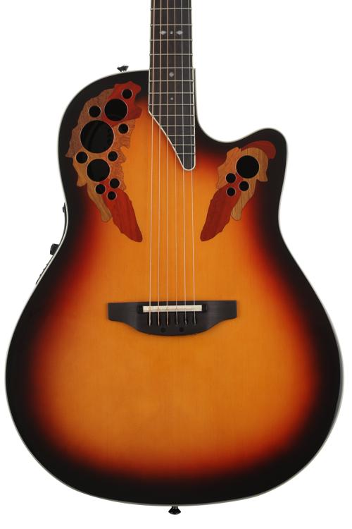 Ovation Timeless Elite Acoustic-Electric Guitar - New England Burst