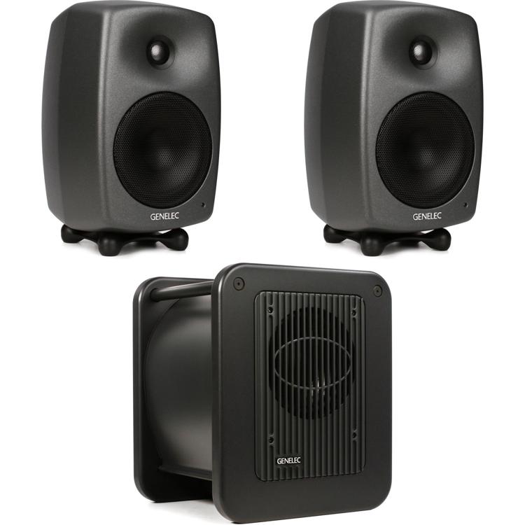 Genelec 8030.LSE Triple Play 5 inch Powered 2.1 Monitor System with  Subwoofer