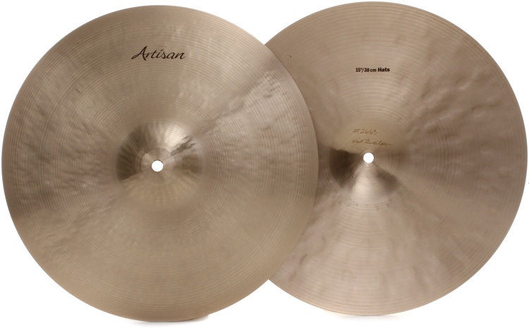 Sabian 15 inch Artisan Hi-hat Cymbals