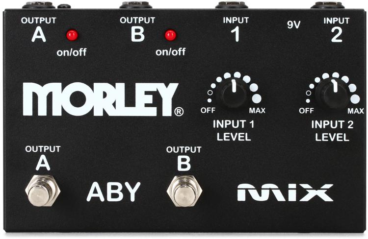Morley ABY MIX 2-button Switcher/Mixer Pedal