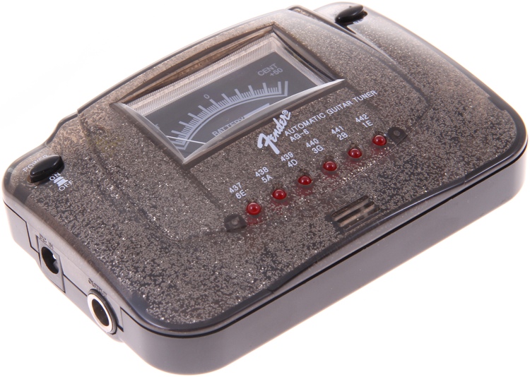 Fender AG6 Black Sparkle Guitar Tuner Sweetwater