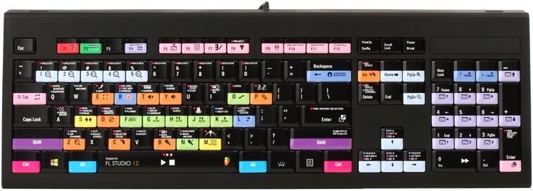 LogicKeyboard Astra PC Backlit Keyboard - Image Line FL Studio | Sweetwater