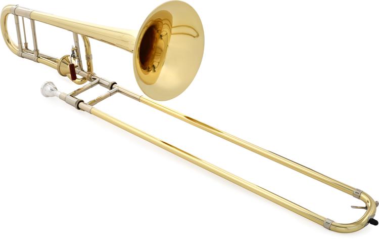 Bach 42F Stradivarius Professional Trombone - Clear Lacquer with ...