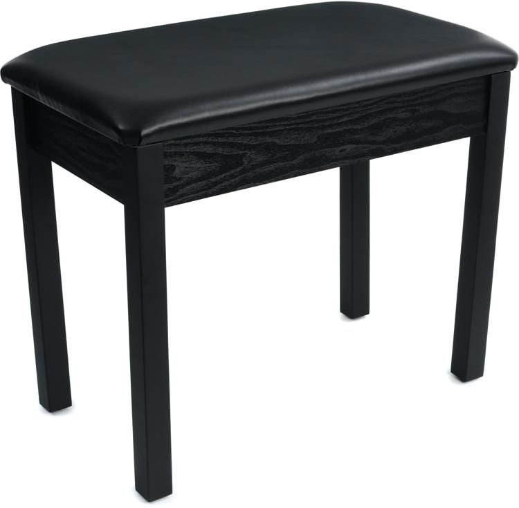 Yamaha Black Piano Bench With Storage Yamaha BB1 Padded Piano Bench - Black | Sweetwater