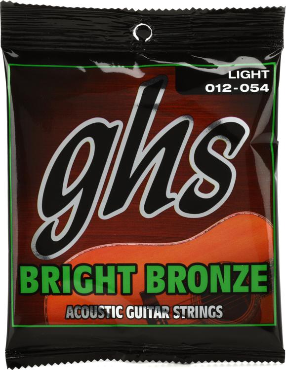 GHS BB30L Bright Bronze - 80/20 Bronze Light Acoustic ...