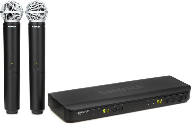 ラッピング対象外 超美品 SHURE BLX288/SM58 ワイヤレスシステム 即日