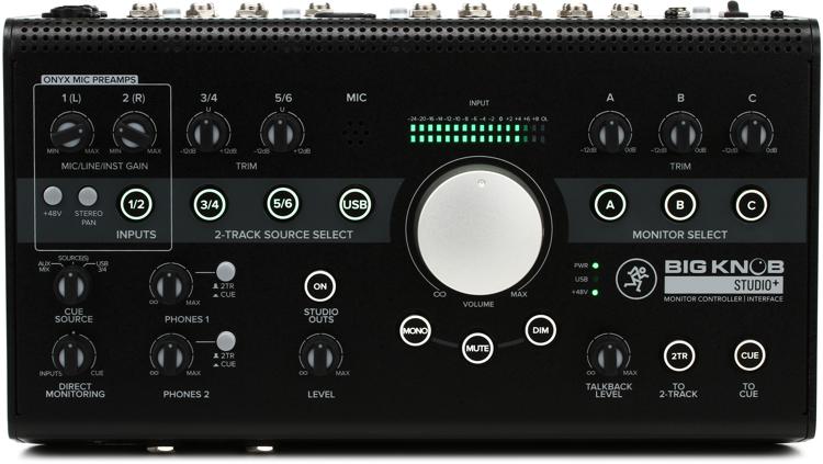 Mackie Big Knob Studio+ 4x3 Studio Monitor Controller and Interface