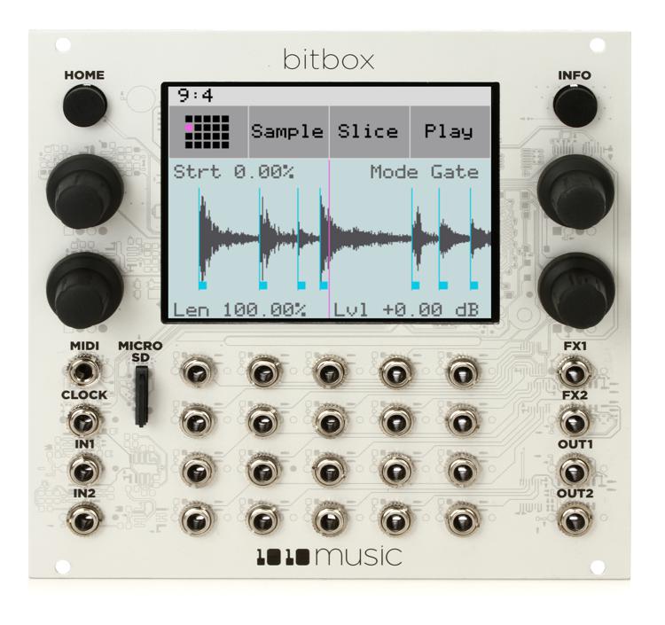 1010music Bitbox Eurorack Performance Sampler with Touchscreen Sweetwater