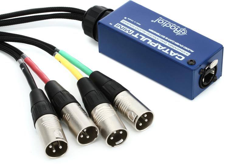 Radial Catapult Mini RX Cat 5 Audio Snake Module with Male XLR Connectors