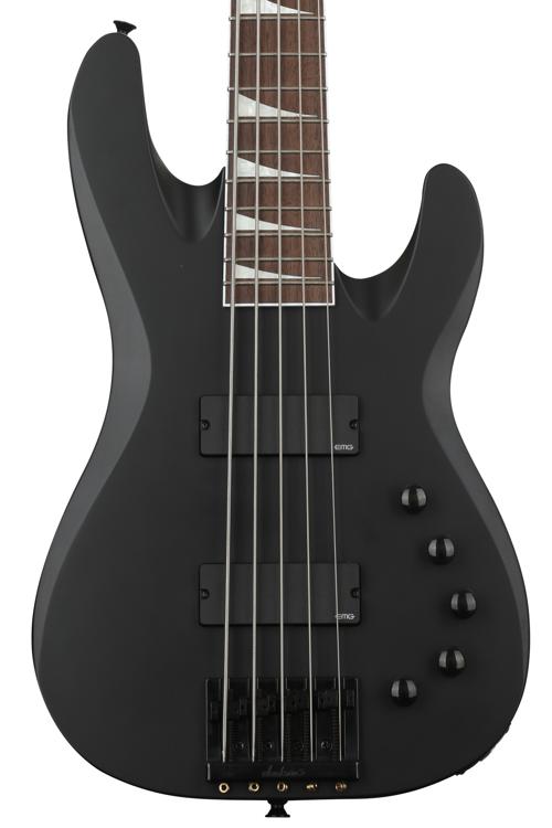 Jackson Signature David Ellefson Concert Bass CBX V - Satin Black | Sweetwater