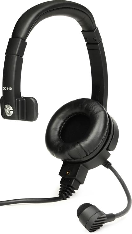 Clear-Com CC-110-X4 Single-ear Headset with 4-pin Female XLR Connector