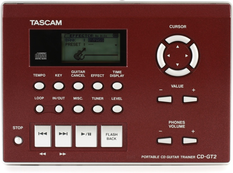 TASCAM CD-GT2 Guitar Phrase Trainer