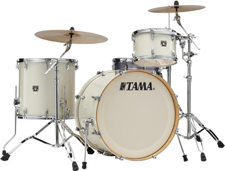 Tama Superstar Classic 3-piece Shell Pack - Vintage White Sparkle