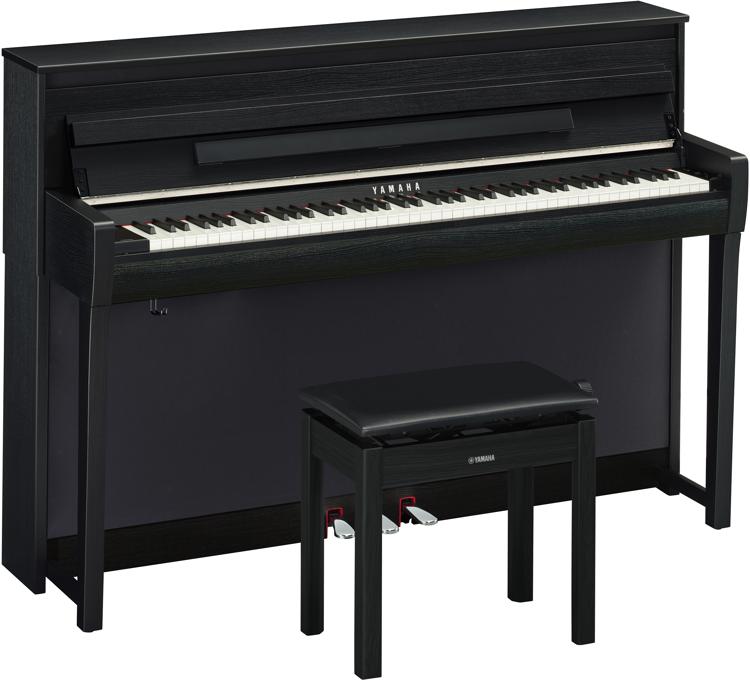 Yamaha Clavinova Clp 785 Digital Upright Piano With Bench Matte Black Finish Sweetwater