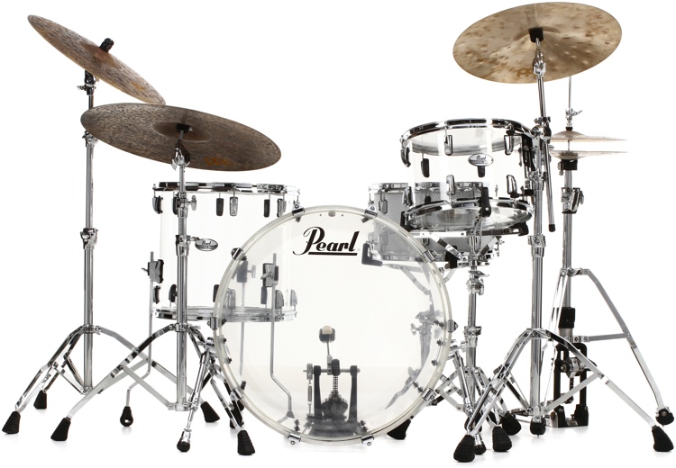 Pearl Crystal Beat CRB543P/C 3-piece Shell Pack - Ultra Clear
