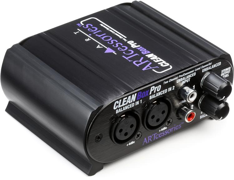 ART CLEANBoxPro 2-channel Balanced / Unbalanced Level Converter ...
