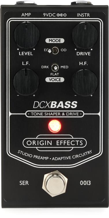 Origin Effects DCX Bass Tone Shaper & Drive Pedal - Black Edition