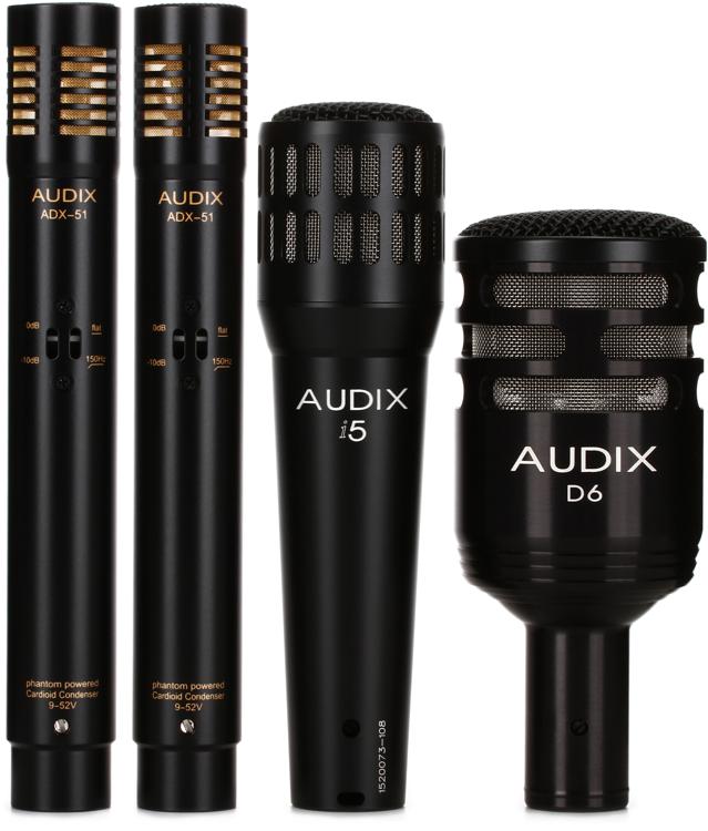 Audix DP Quad 4-Piece Drum Microphone Package