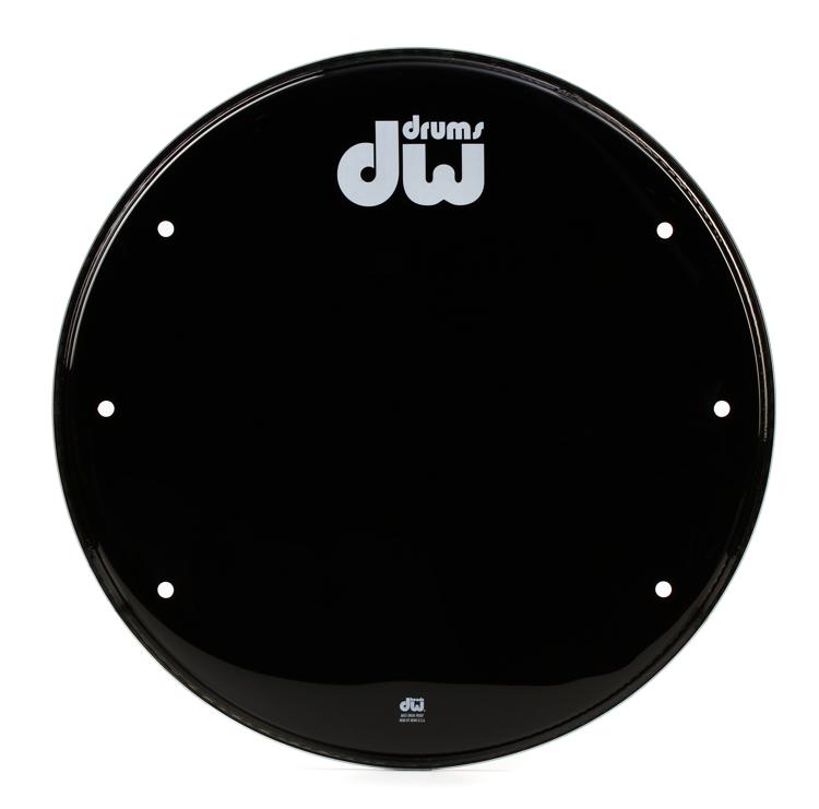 DW Vented Resonant Black Bass Drumhead 22 inch Sweetwater