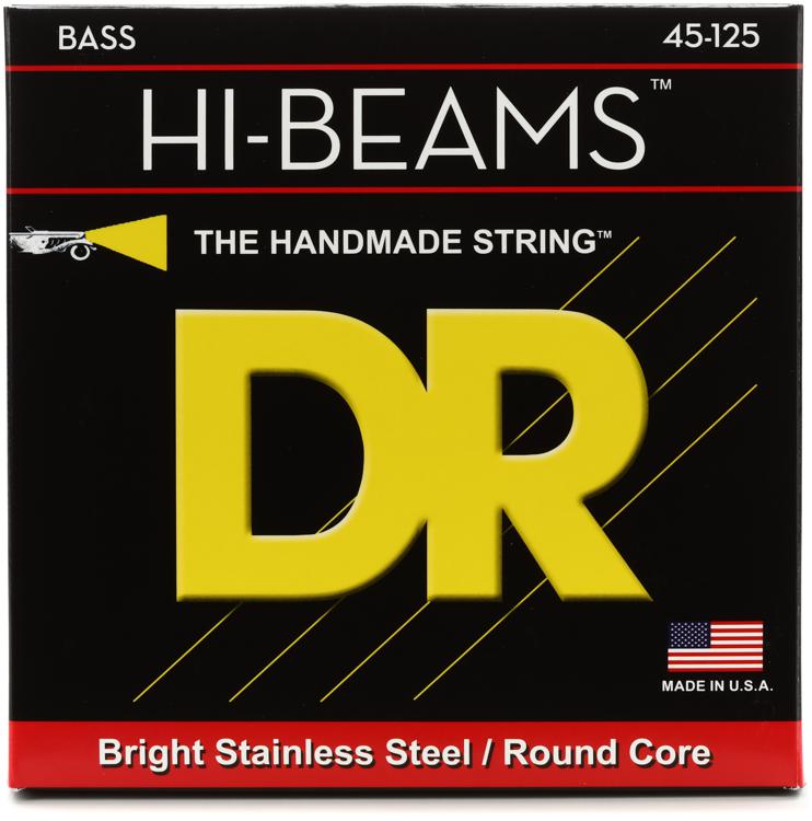 DR Strings MR545 HiBeam Stainless Steel Medium 5String Bass Strings